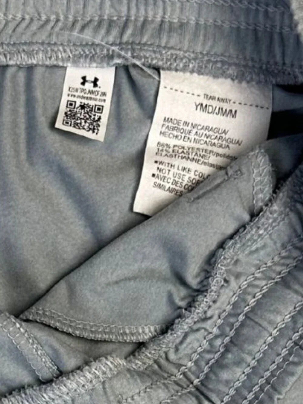 Under Armour Girls Youth M Gray Performance Jogger Pants NWT